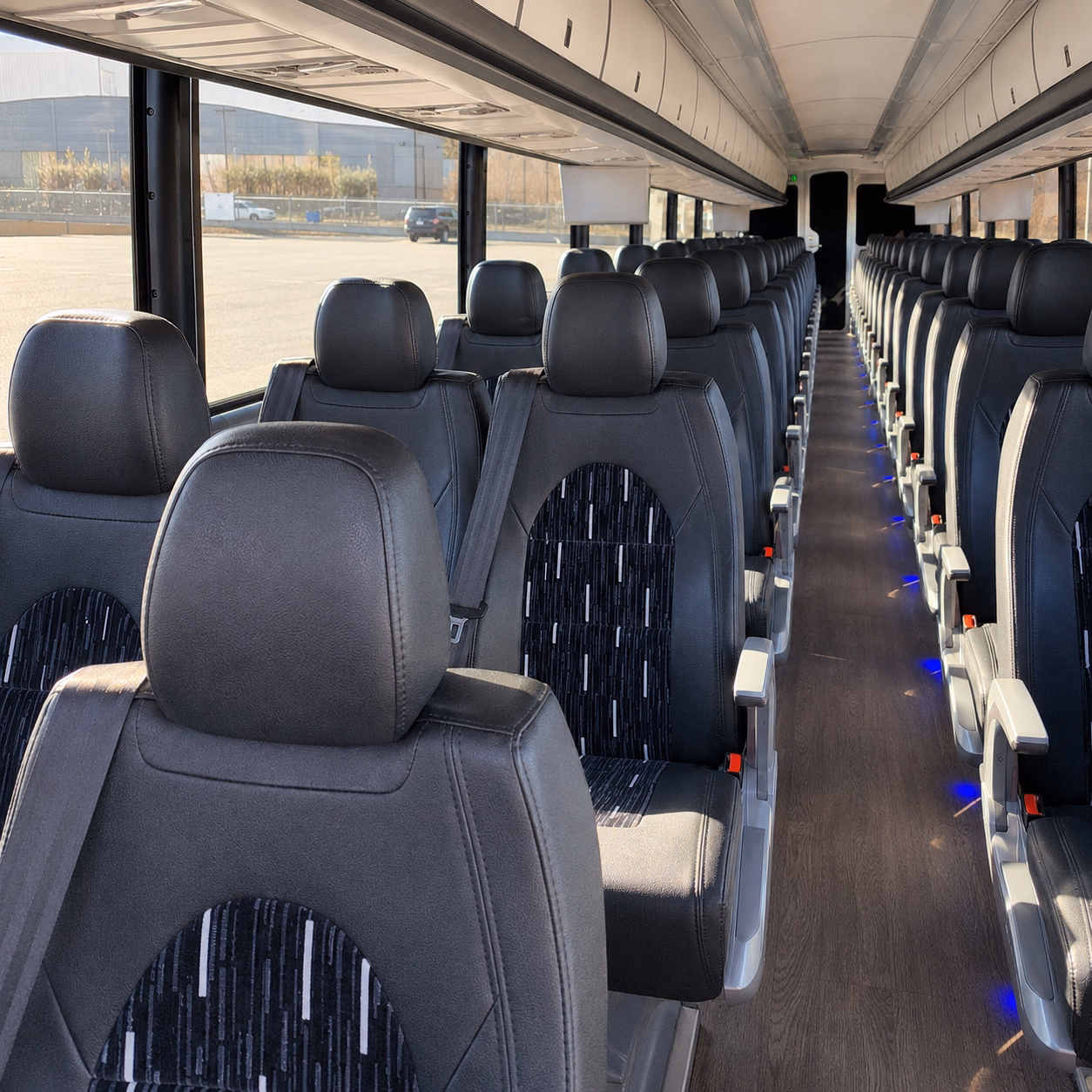 pharr charter bus interior